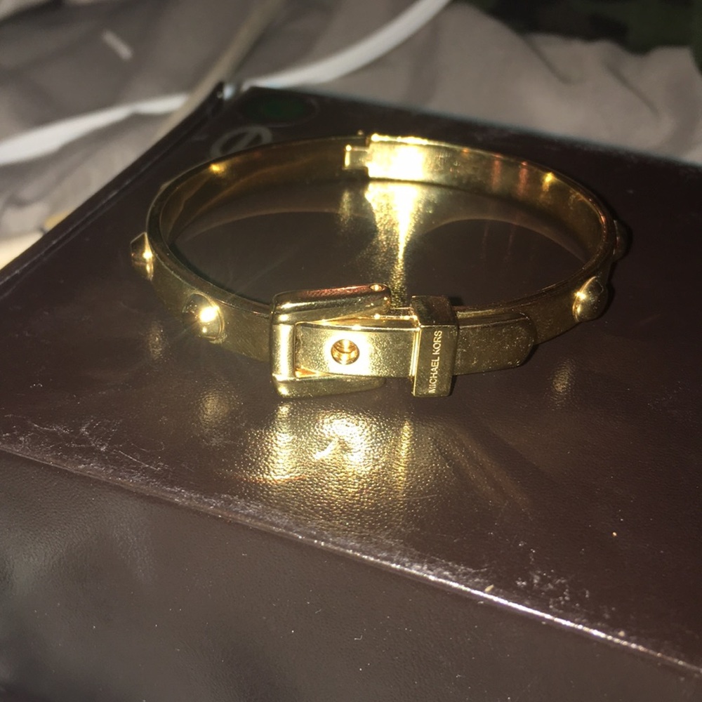 Michael Kors Gold Belt Bracelet Bangle